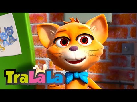 1 ORĂ 🚩Un motan cât un pisoi 😻 Colaje pentru copii de la TraLaLa