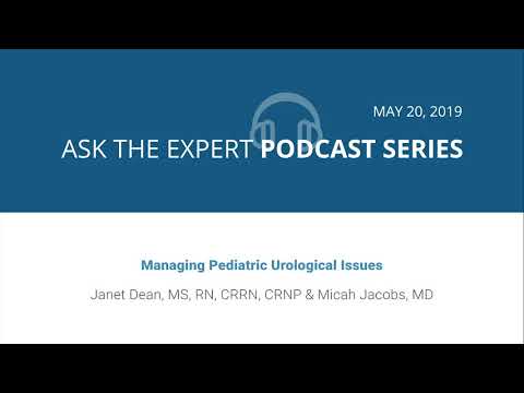 707. Managing Pediatric Urological Issues