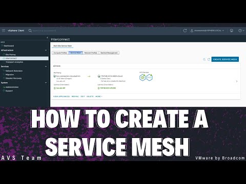 AVS How-To: Creating an HCX Service Mesh