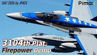 【Pimax】SIAT2026 "第3104小隊" パイロット視点ノーカット映像 F/A-18C "COWBOY 22" 【DCS World】