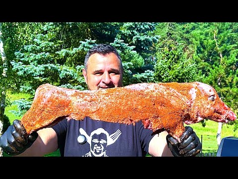 Ein ganzes WIldschwein im Smoker grillen --- Klaus grillt
