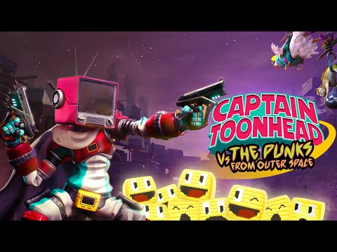Official Launch Trailer - Captain ToonHead vs The Punks from Outer Space thumbnail