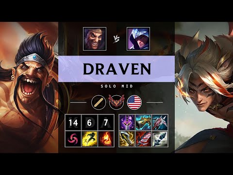 Draven Mid vs Talon: Rampage - NA Grandmaster Patch 14.21