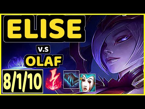 ZUAO (ELISE) vs OLAF - 8/1/10 KDA JUNGLE CHALLENGER GAMEPLAY - BR