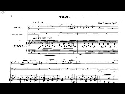 Clara Schumann: Piano Trio Op. 17 (1846)