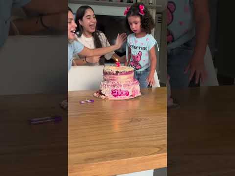 This was Chloe's birthday surprise from her sister