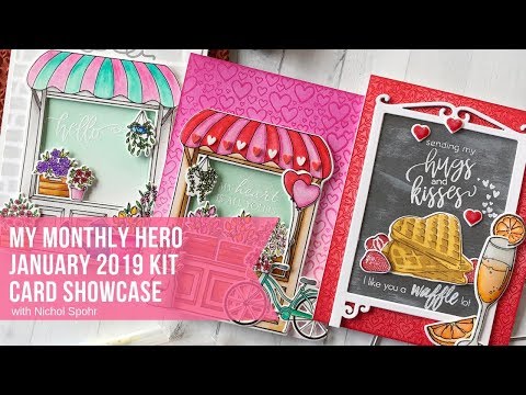 My Monthly Hero | January 2019 Card Showcase