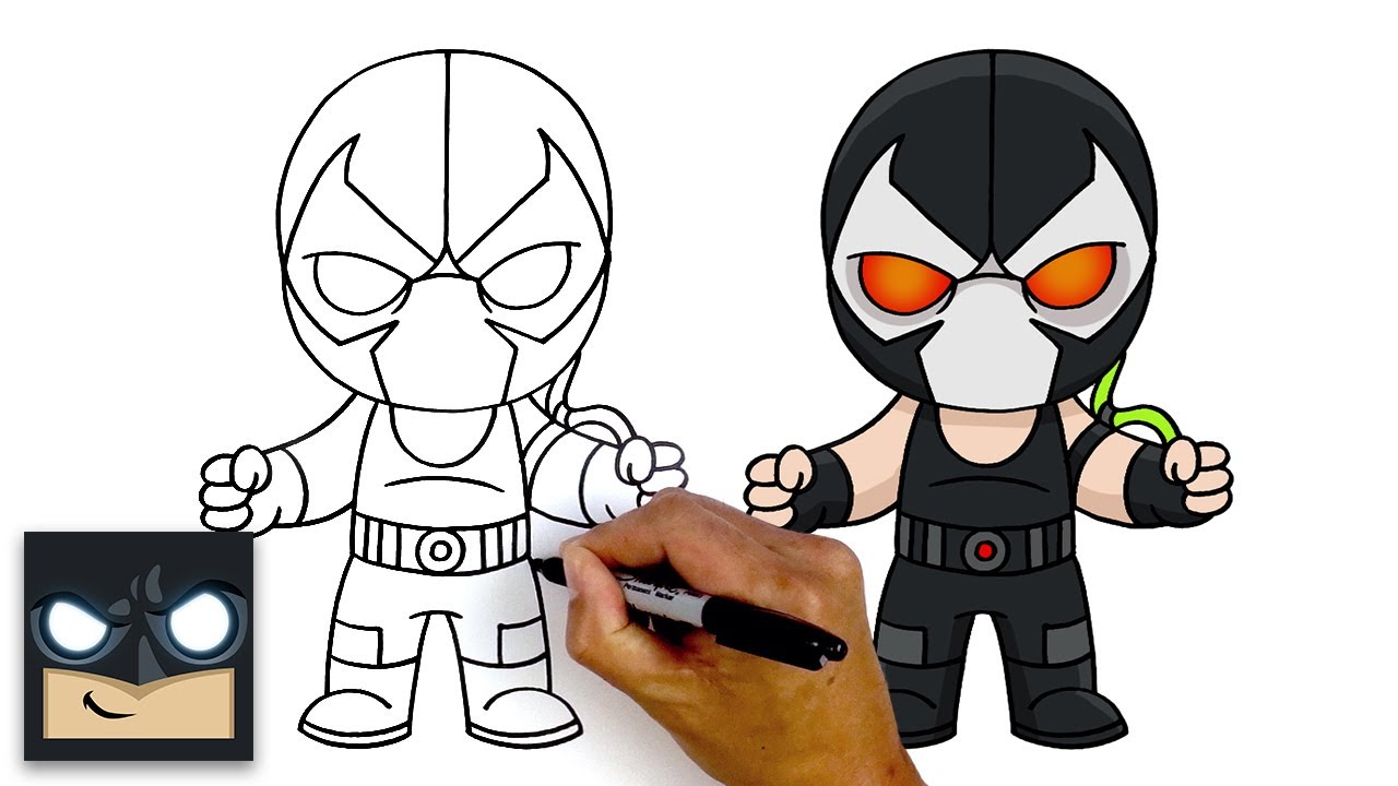How To Draw Bane | Step By Step Tutorial