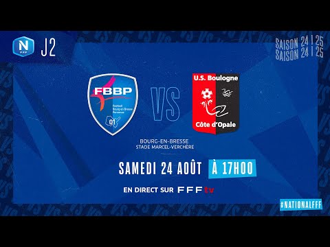 J2 I FBBP01 vs US Boulogne CO en replay (1-1) I National FFF 2024-2025