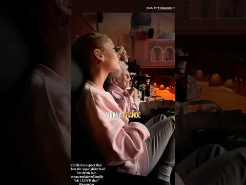 Ariana Grande watches Wicked with her 99-year-old grandma 🥲❤️ #shorts #arianagrande #wicked