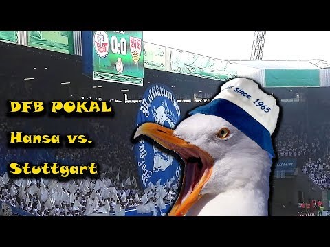Choreo & Support im DFB-Pokalspiel F.C. Hansa Rostock – VFB Stuttgart (12.08.2019)
