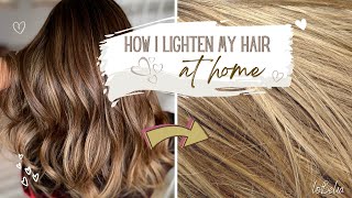 How I lighten my hair at home with HYDROGEN PEROXIDE? Easy to make HAIR SPRAY recipe.
