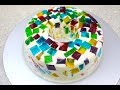 GELATINA COLORIDA SOBREMESA RÁPIDA E MARAVILHOSA SUPER GOSTOSA MOSAICO Isamara Amâncio
