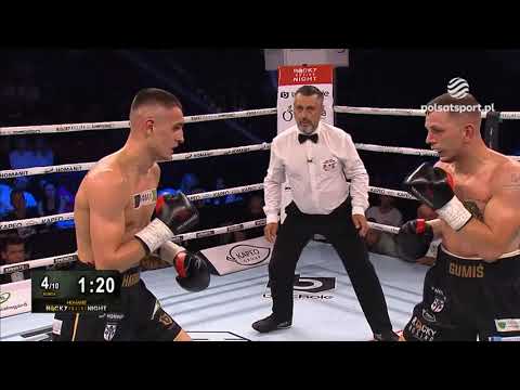 Dominik Harwankowski - Radomir Obruśniak. Skrót walki. Homanit Rocky Boxing Night