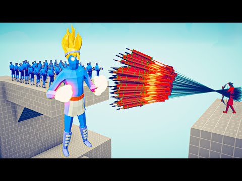 SUPER BOXER + 100x ARMY vs EVERY GOD - Totally Accurate Battle Simulator TABS