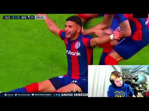 Davoo Xeneize REACCIONA A BOCA VS SAN LORENZO