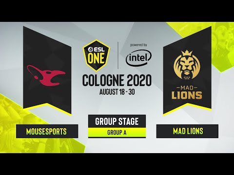 CS:GO - MAD Lions vs. mousesports [Vertigo] Map 1 - ESL One Cologne 2020 - Group A - EU