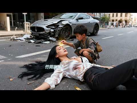 女總裁車禍命懸一線竟被一個迷路的5歲男孩救了一命，殊不知他是剛出山的神醫！一根手指當場暴露真實實力，女總裁態度大變求他跟自己回家繼承家業#老祖宗是小孩！