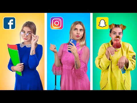 If Social Media Were Human / 12 Funny Situations