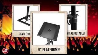 Video thumbnail for Ultimate Support JS-MS70 Studio Monitor Stands by idjnow
