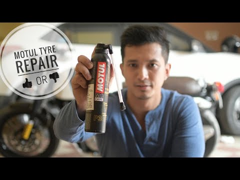 Motul Tyre Puncture Repair 🧑‍🔧 | Continental GT650 | Test |