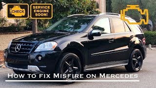 Fix Misfire on Mercedes | Misfiring Cylinder Check Engine Light | CarMAN