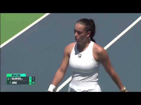 Tereza Valentova [3] (CZE) vs Francisca Jorge (POR) // 6-1 6-3 // W125 Porto // 1st Round