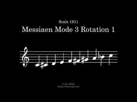 Scale 1911: Messiaen Mode 3 Rotation 1