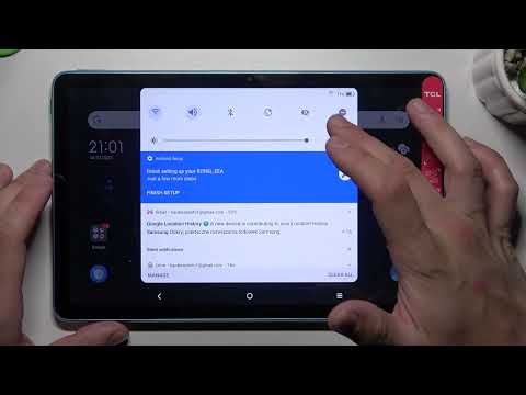 How to Turn On / Turn Off the Airplane Mode on the TCL 10 TabMax - Flight Mode
