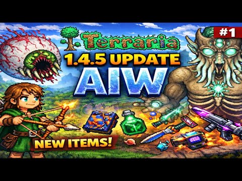 Terraria All Item World | 1.4.5 Items PS4/PS5🔴 #1 [READ THE DESCRIPTION]