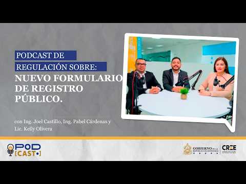 Nuevo Formulario de Registro Público de la CREE