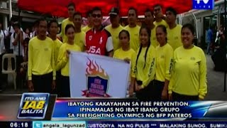 Kakayahan sa fire prevention, ipinamalas sa firefighting olympics ng BFP-Pateros