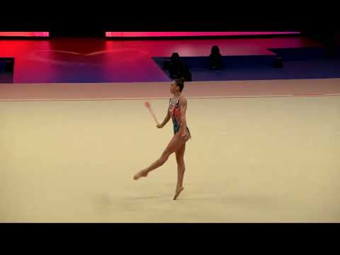 BEREZINA Polina (ESP) - 2023 Rhythmic Worlds Qualifications CL Individual