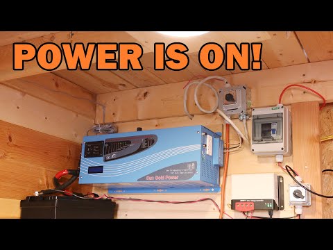 Finally The Power Is On [Tiny House]