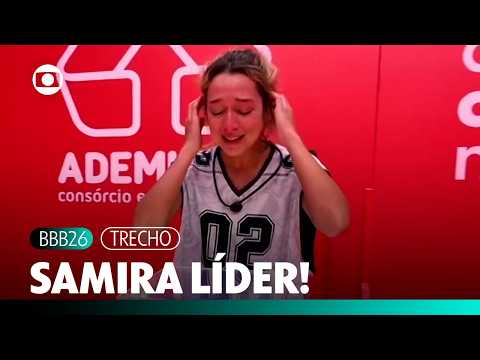 Samira VENCE a Prova e é a nova Líder! | BBB 26 | TV Globo