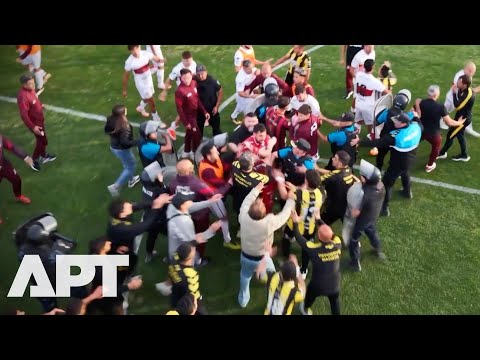 WATCH | Drone Captures Chaotic Brawl at Argentine Semi-Final | APT