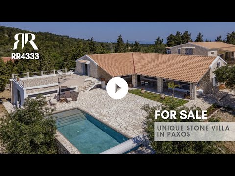 Unique Stone Villa For Sale in Paxos, Greece RR4333 | Roula Rouva Real Estate