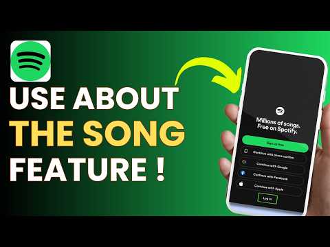 How To Use Spotify About the Song Feature !