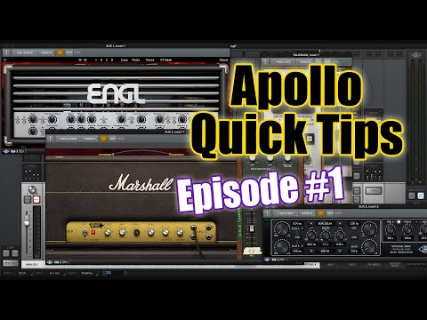 Dual Amp Sims Simultaneously and Other Stereo Guitar Recording - UA Apollo Quick Tips - Episode 1