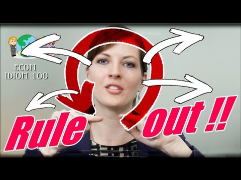 Englisch Redewendung 02/100: Rule out