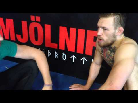UFC Fight Night Dublin Conor McGregor Talks about Joe Rogan / Diego Brandao / Innovation