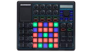 Video thumbnail for Samson Conspiracy MIDI Control Surface Demo by Sweetwater Sound by Sweetwater