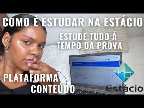 What it's like to study at Estacio EAD | Platform, subjects and time management #faculdadeead #co...
