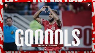 GOLS | AMÉRICA 3 X 0 GAS-RR | COPA DO BRASIL | 24/02/2026