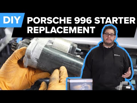 Porsche 996 911 Starter Motor Replacement DIY (1999-2008 Carrera 3.4L & 3.6L)