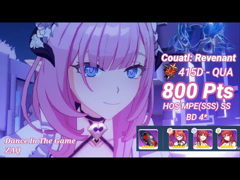 Redlotus D415: Couatl: Revenant (QUA) 800 Pts - HOS MPE(SSS) SS BD 4*