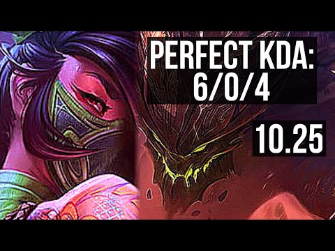 AKALI vs MALPHITE (TOP) | 6/0/4, 600+ games, Dominating | KR Diamond | v10.25