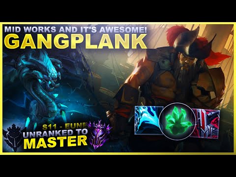 GANGPLANK MID WORKS AND IT'S AWESOME! - Unranked to Master: EUNE Edition | League of Legends