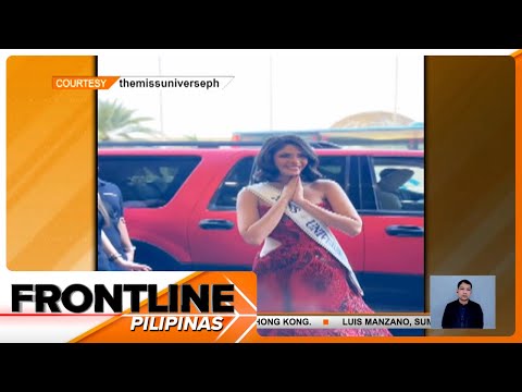 Miss Universe 2023 Sheynnis Palacios, naiyak sa 'homecoming' parade niya sa Pasay City