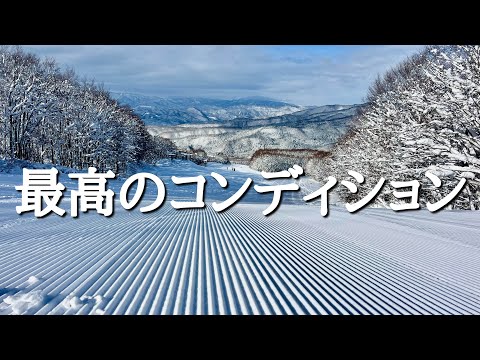 Video: 神バーン！！最高のコンディションたざわ湖スキー場
